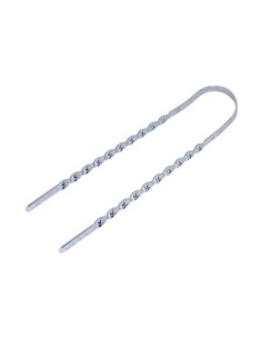 Double Twisted Flat Sissy Bar Chrome.